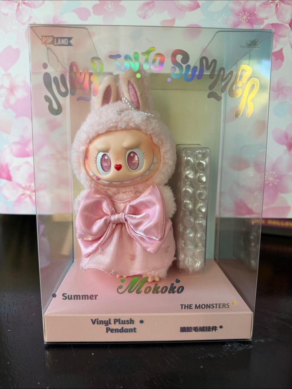 Pop Land JUMP INTO SUMMER-MOKOKO vinyl plush pendant New, In Box